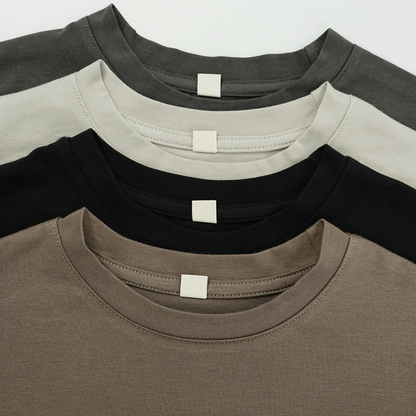 裾デザイン半袖Tシャツ