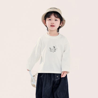 綿100%ベーシックロンT