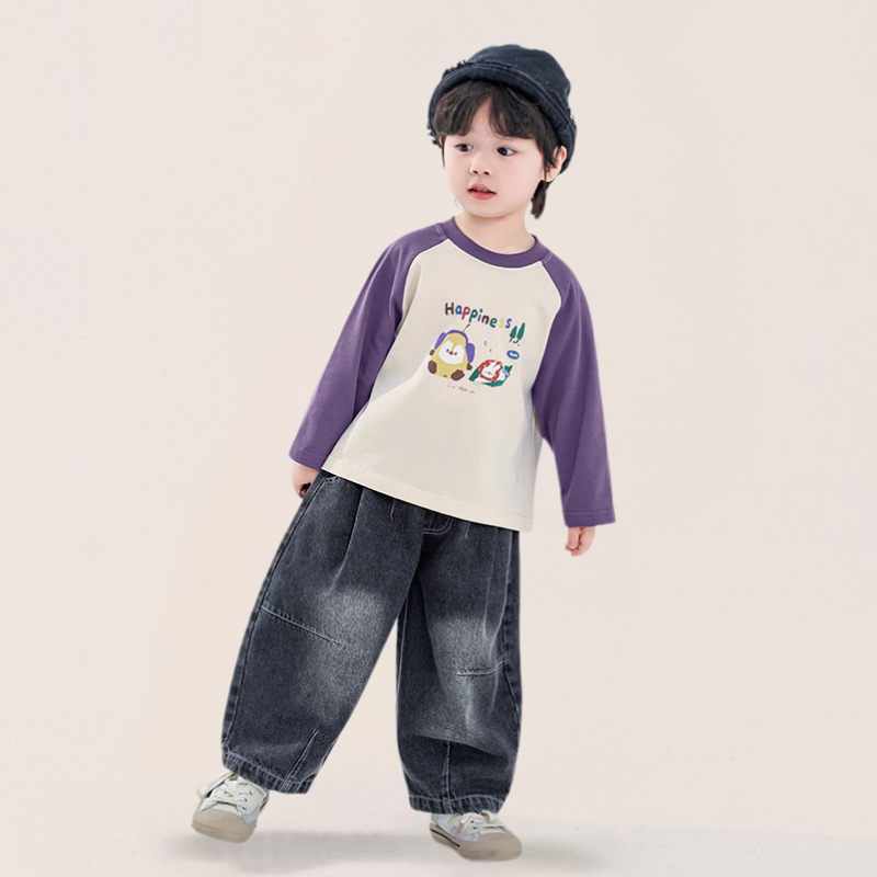 2色ヴィンテージカラーデニムパンツ