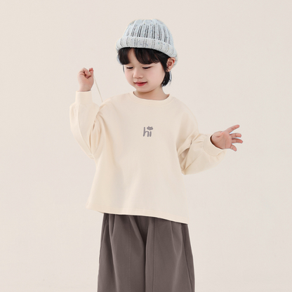 純棉クルーネックTシャツ