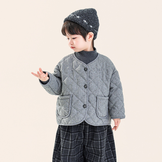 薄手キルティングコート