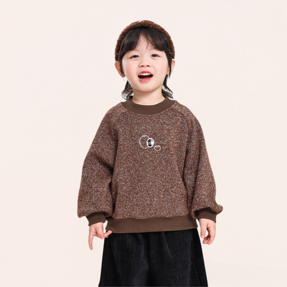 胸元刺繍スウェット