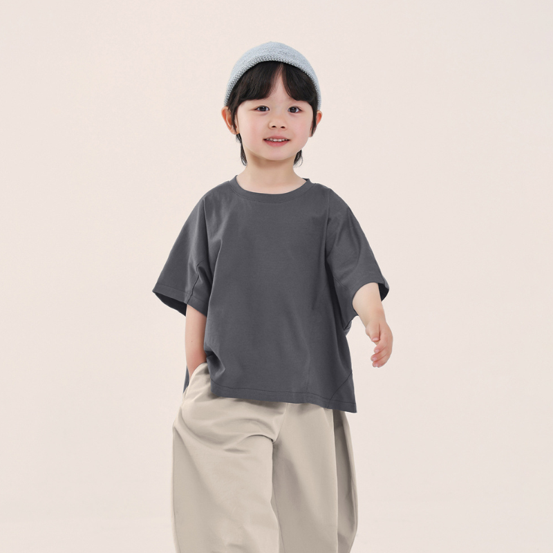 無地シンプル純棉半袖T