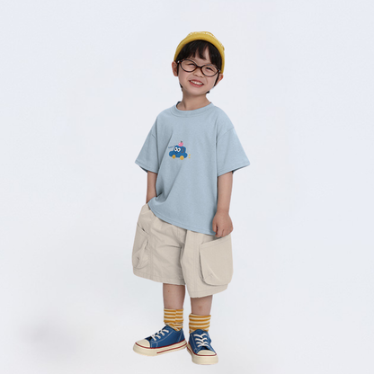 斜め立体大ポケットハーフパンツ