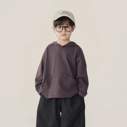 フード付きプルオーバー