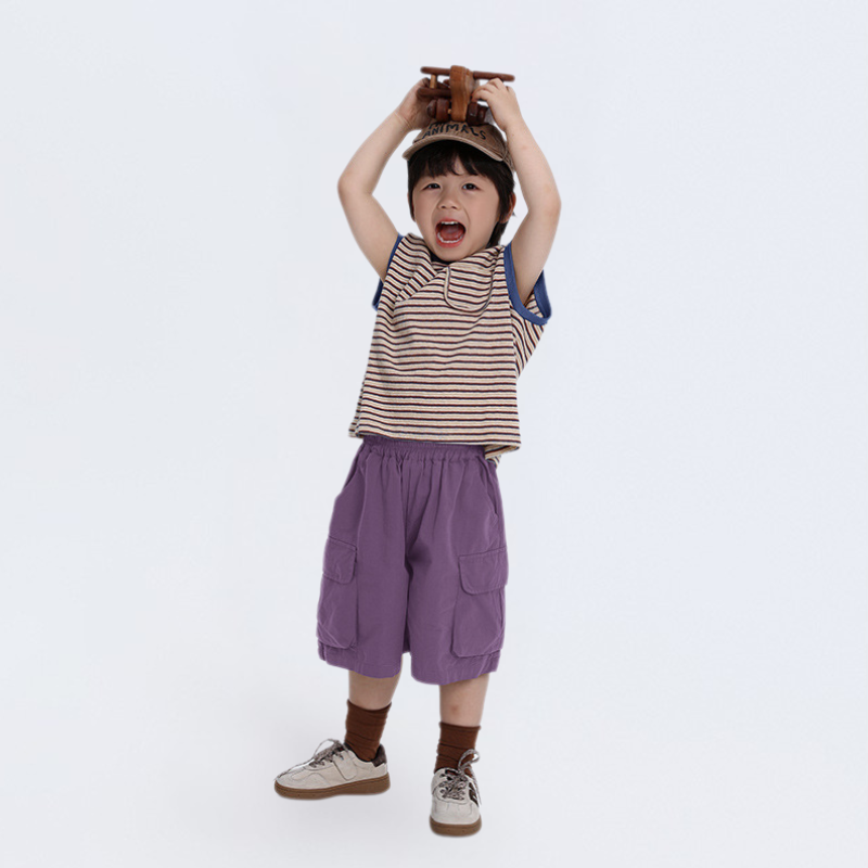 薄手カーゴショートパンツ