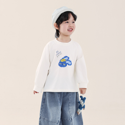 うさぎ純綿長Tシャツ