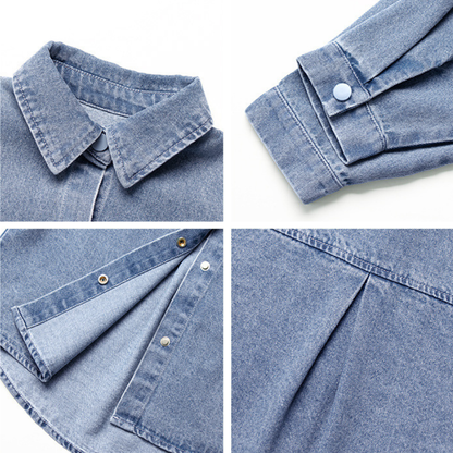 純色デニムジャケット