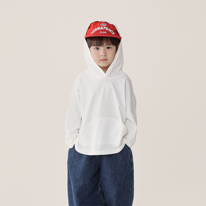 フード付きプルオーバー