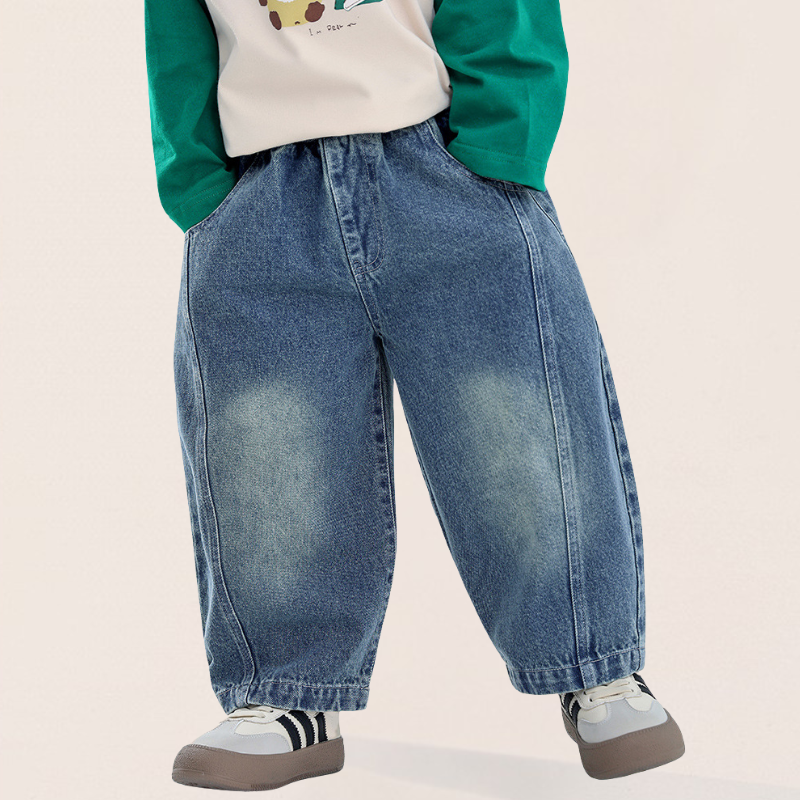 ヴィンテージ加工デニムパンツ