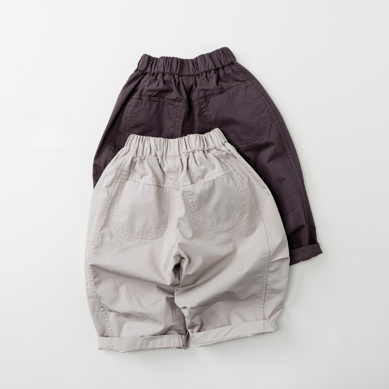 ベーシックコットンロングパンツ