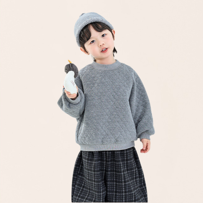 裏ボアキルティングスウェット