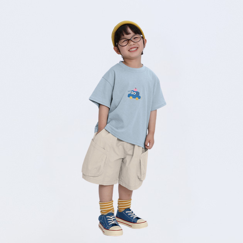 斜め立体大ポケットハーフパンツ