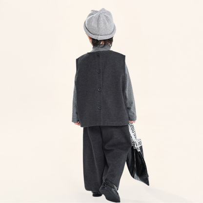 ベストとストレートパンツ2点セット
