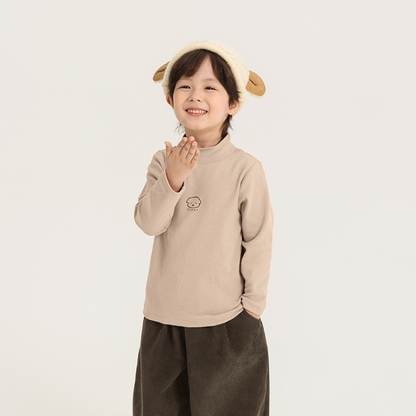 ワンポイントプリントハーフタートルカットソー