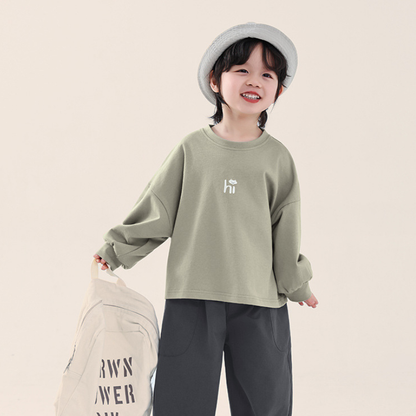 純棉クルーネックTシャツ