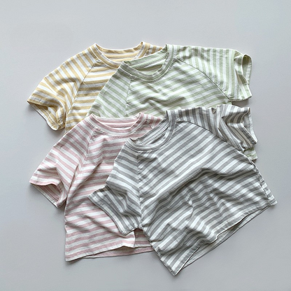 マカロンカラーボーダーTシャツ