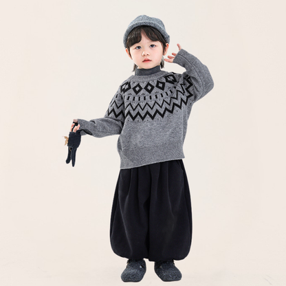 厚手裏ボアバルーンパンツ