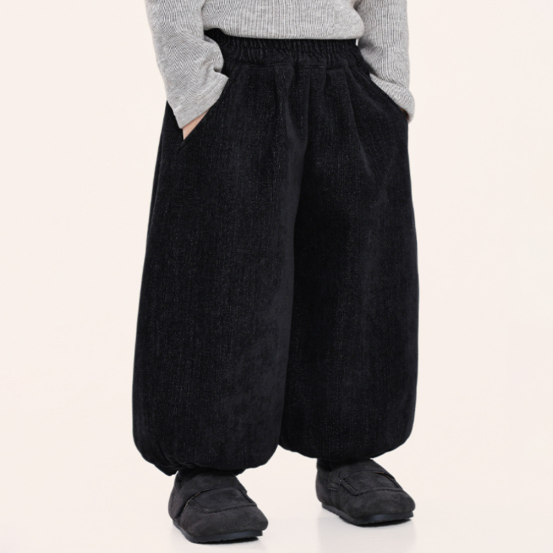 デニム風裏ボアパンツ