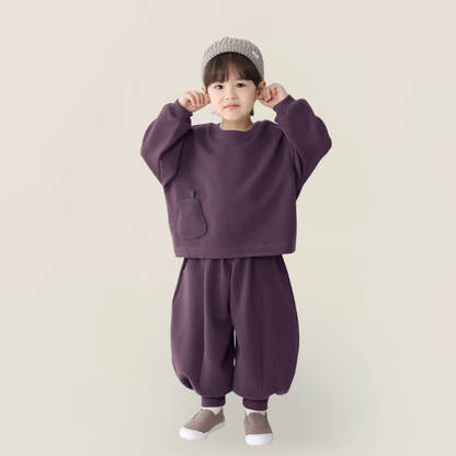 梨ワッペンスウェットセットアップ
