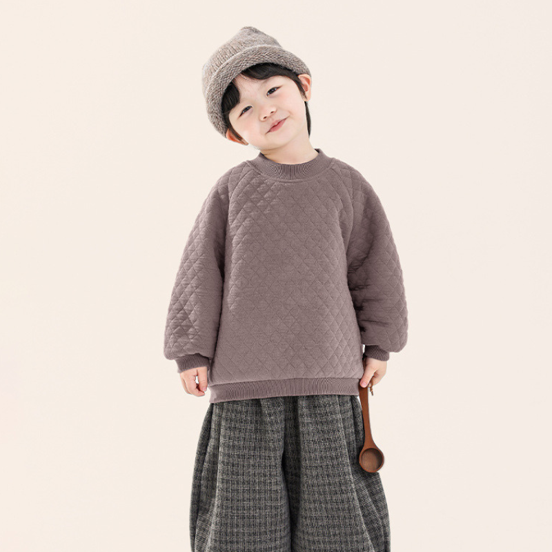 裏ボアキルティングスウェット