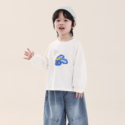 うさぎ純綿長Tシャツ