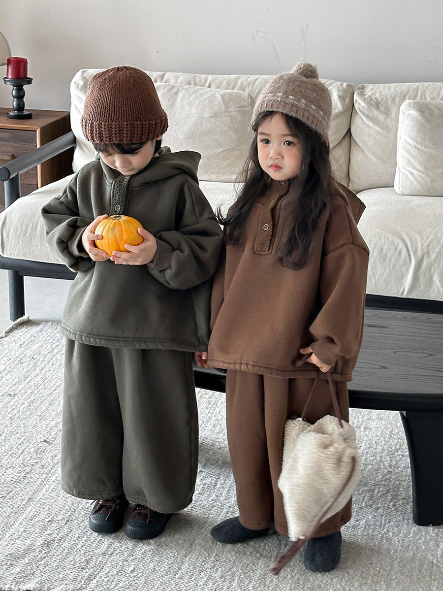 裏ボアフーディー2点セット