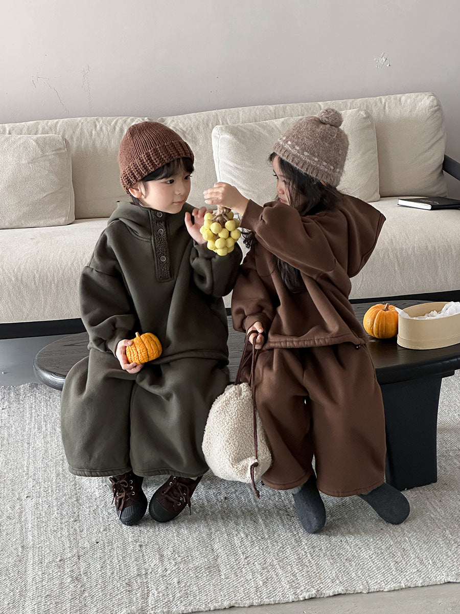 裏ボアフーディー2点セット