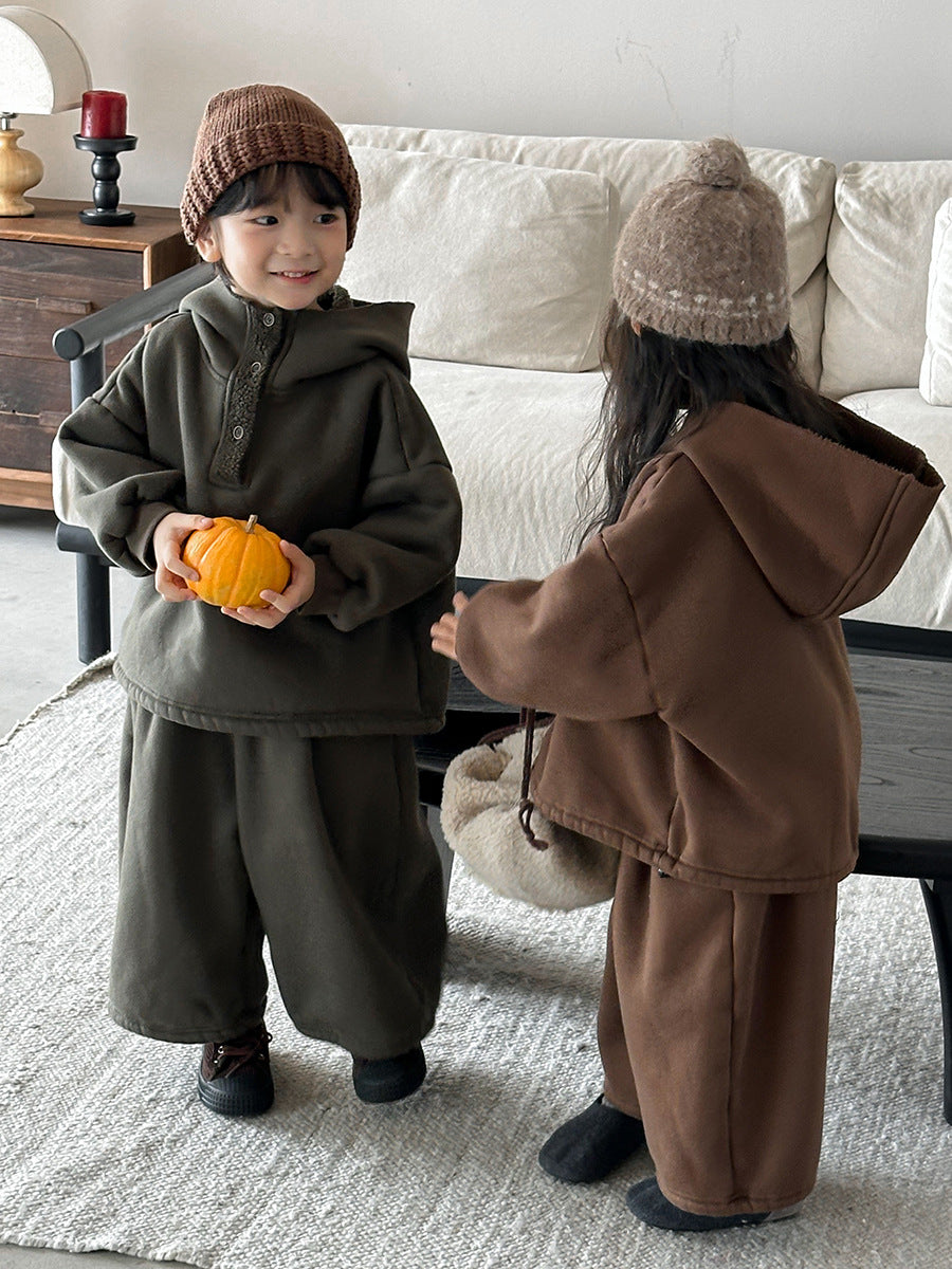 裏ボアフーディー2点セット