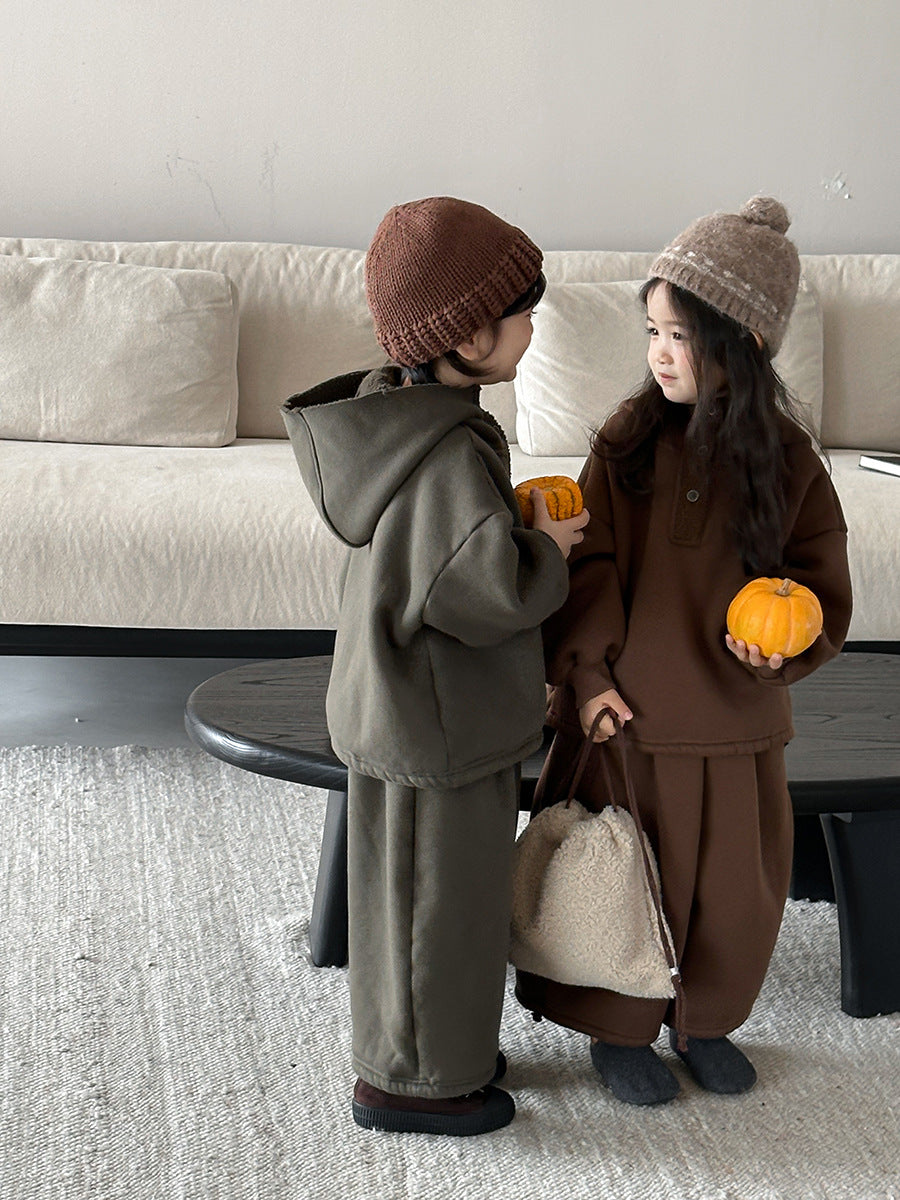 裏ボアフーディー2点セット