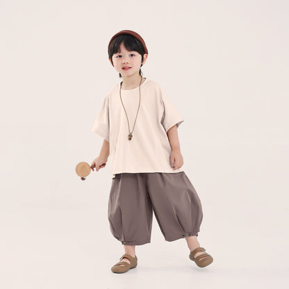 無地シンプル純棉半袖T
