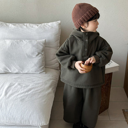 裏ボアフーディー2点セット