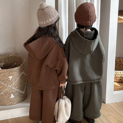 裏ボアフーディー2点セット