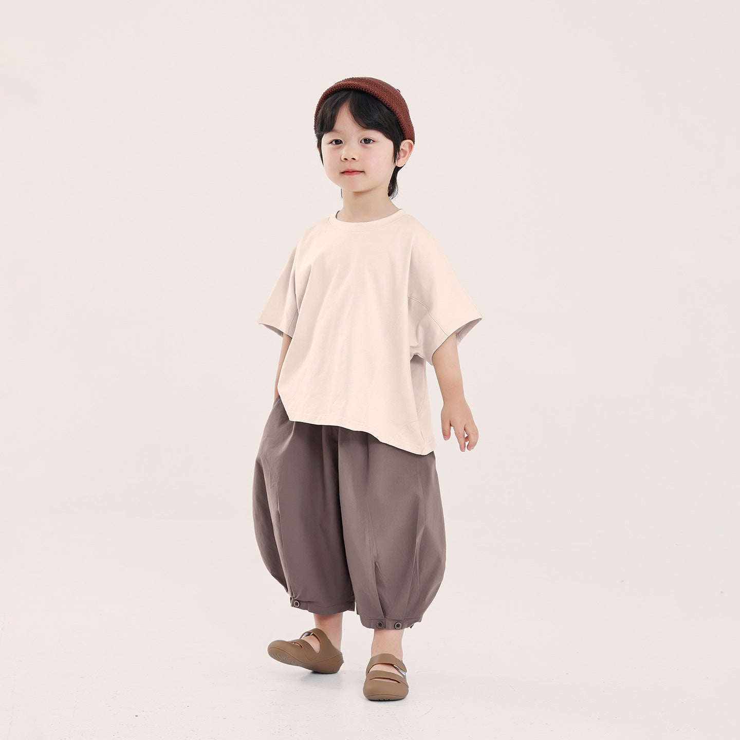 無地シンプル純棉半袖T