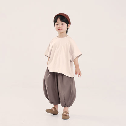 無地シンプル純棉半袖T