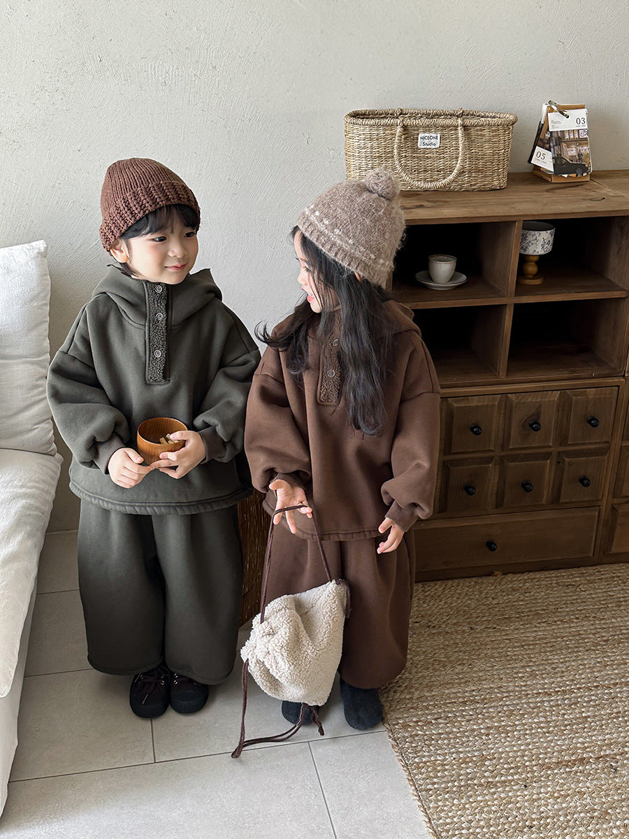 裏ボアフーディー2点セット