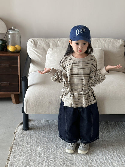 カラフルボーダー長袖Tシャツ